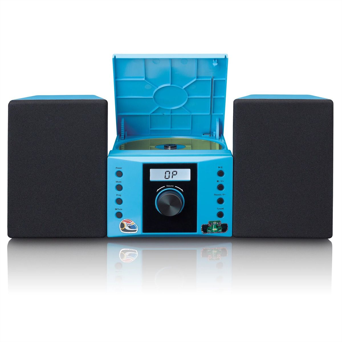 Lenco Chaîne hi-fi MC-013BU, bleu, CD/CD-R/CD-RW/FM, stéréo
