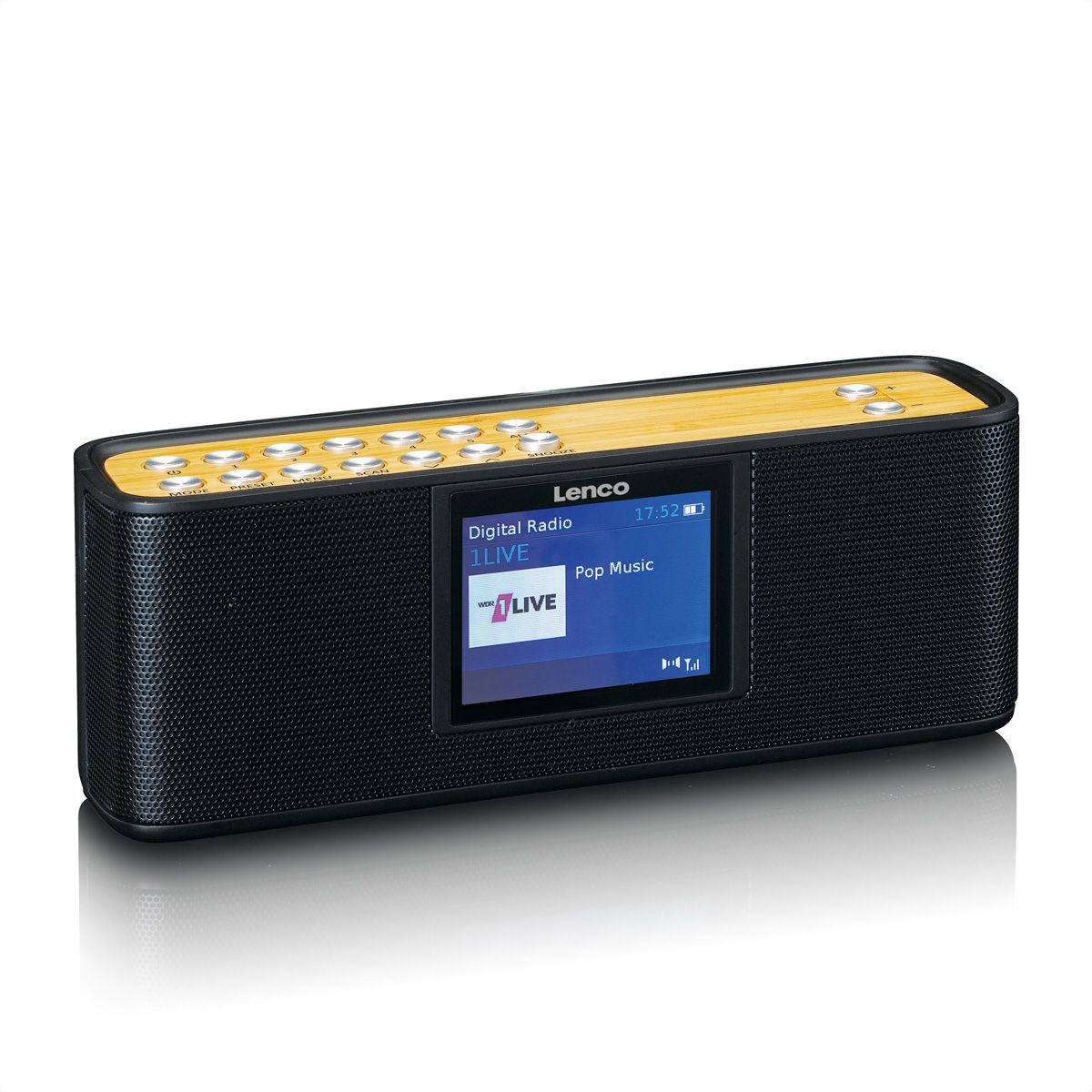 Lenco DAB+ Radio PDR-045BK , schwarz